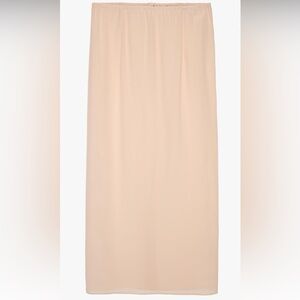 Zara limited edition midi slip skirt size small